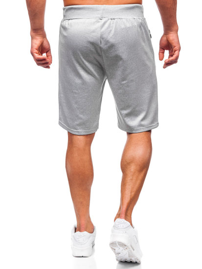 Short de survêtement pour homme gris Bolf 8K297