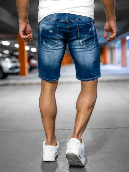 Short en jean pour homme bleu Bolf MP0037BA