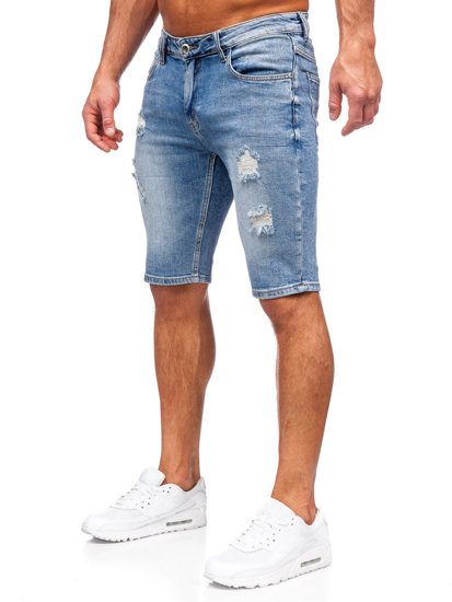 Short en jean pour homme bleu clair Bolf KG3912