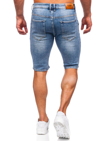 Short en jean pour homme bleu clair Bolf KG3912