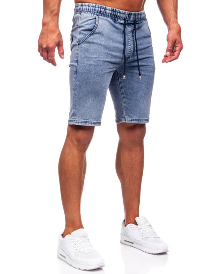 Short en jean pour homme bleu clair Bolf MP0273BS