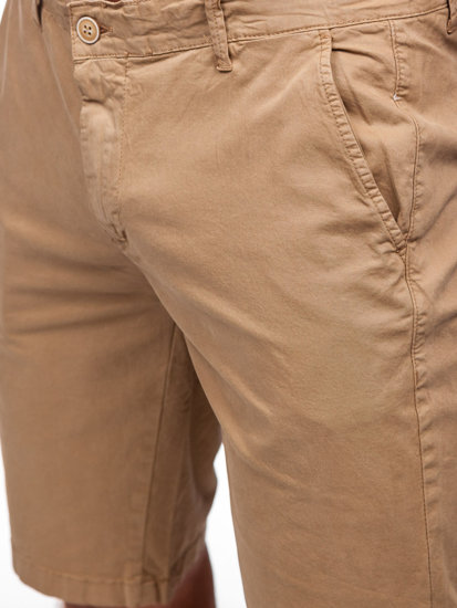 Short en tissu pour homme camel Bolf JX7511