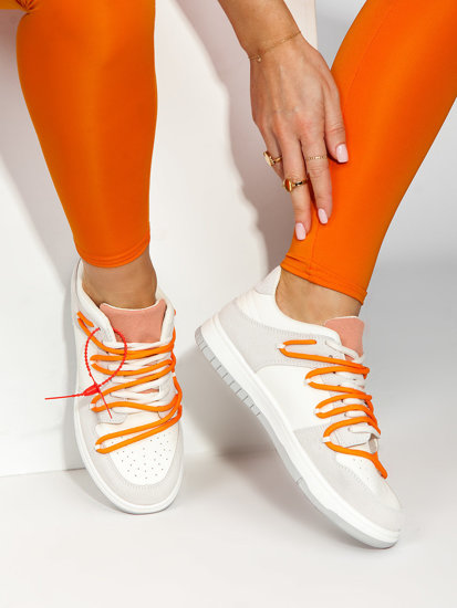 Sneakers pour femme oranges Bolf SN1002