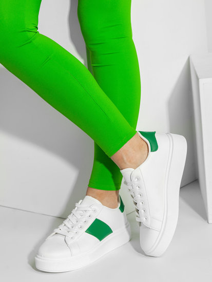 Sneakers pour femme vert Bolf 956