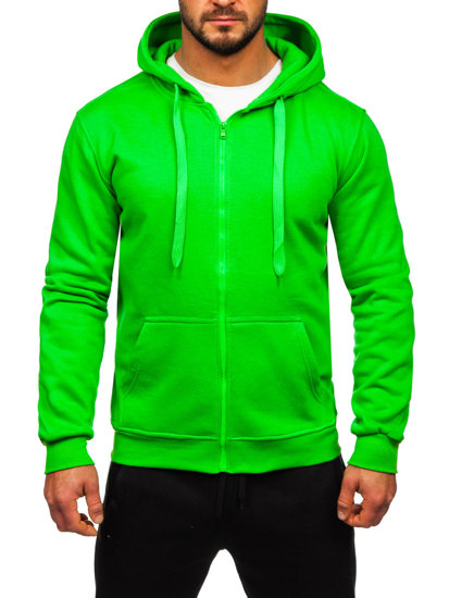 Survêtement à capuche avec fermeture éclair pour homme vert clair Bolf D004