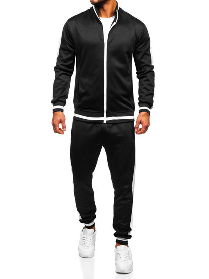 Survêtement pour homme noir Bolf 8C99