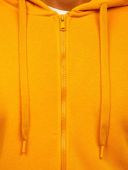 Sweat-shirt camel zippé à capuche pour homme Bolf 2008