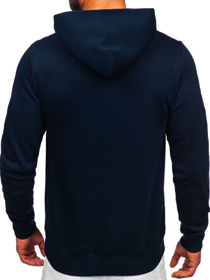 Sweat-shirt kangourou à capuche imprimé pour homme bleu foncé Tommy Hilfiger MW0MW29301