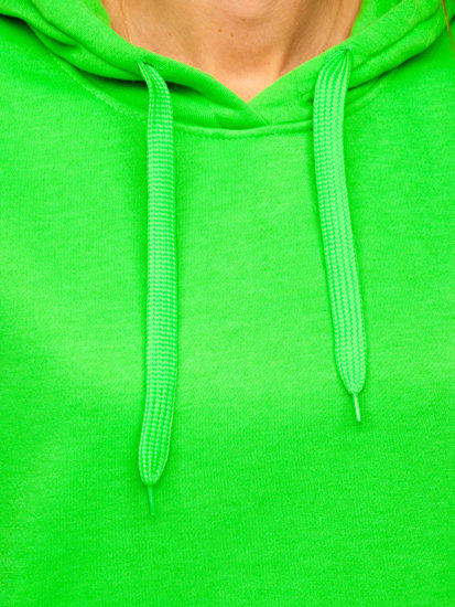 Sweat-shirt kangourou pour femme vert Bolf W02B