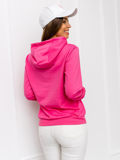 Sweat-shirt kangourou rose pour femme Bolf 20002