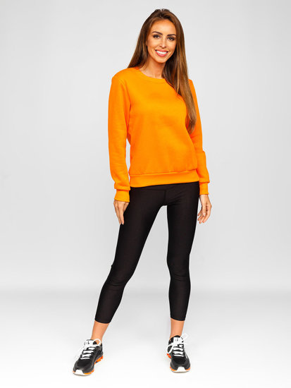 Sweat-shirt pour femme orange Bolf W01