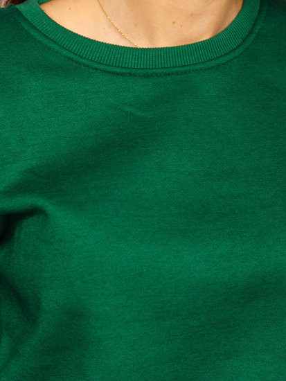 Sweat-shirt pour femme vert Bolf W01