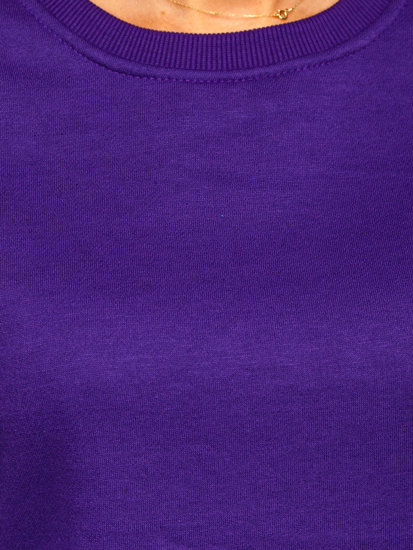 Sweat-shirt pour femme violet Bolf W01