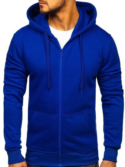 Sweat-shirt pour homme à capuche bleuet Bolf 2008