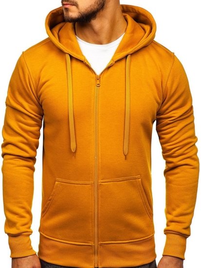 Sweat-shirt pour homme à capuche camel Bolf 2008