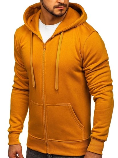 Sweat-shirt pour homme à capuche camel Bolf 2008