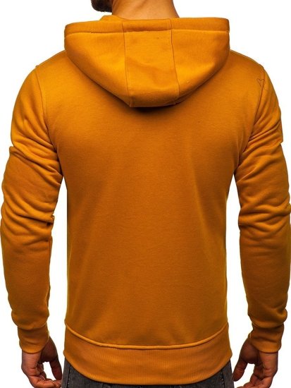 Sweat-shirt pour homme à capuche camel Bolf 2008