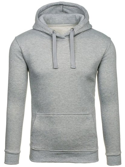 Sweat-shirt pour homme à capuche gris kangourou Bolf 2009