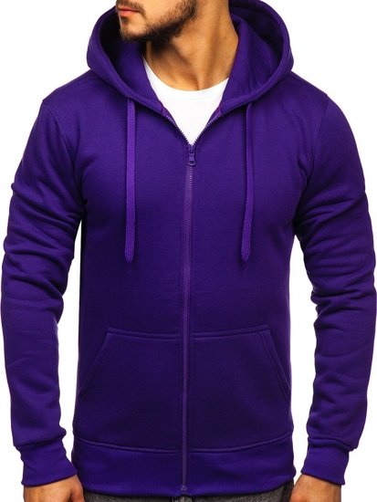 Sweat-shirt pour homme à capuche violet Bolf 2008  