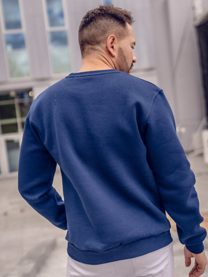 Sweat-shirt pour homme indigo Bolf 2001A