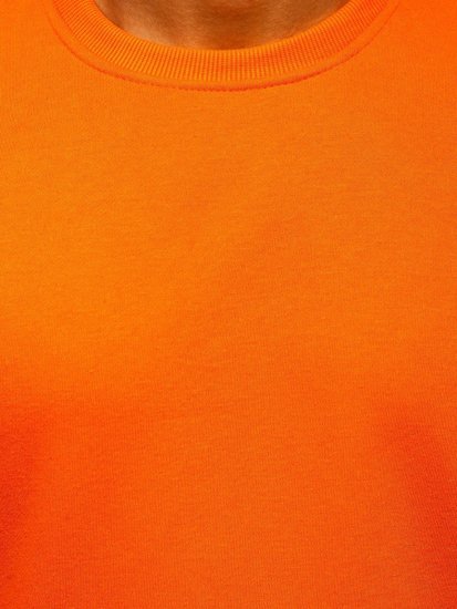 Sweat-shirt pour homme sans capuche orange Bolf 2001  
