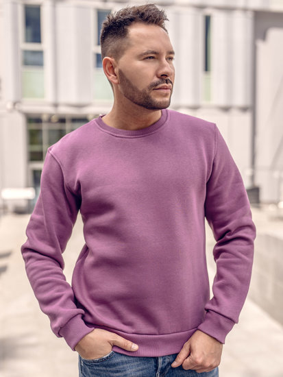 Sweat-shirt pour homme violet Bolf 2001A