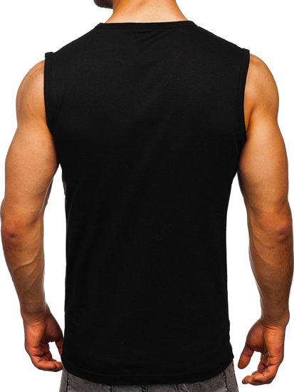 Tank top avec imprimé noir Bolf 14821