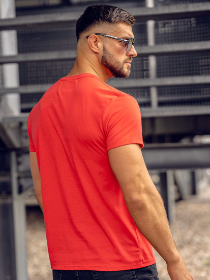 Tee-shirt imprimé pour homme rouge Bolf Y70015A