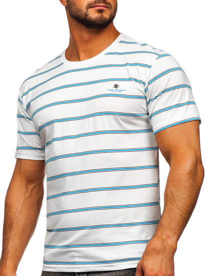 Tee-shirt pour homme blanc Bolf 14952