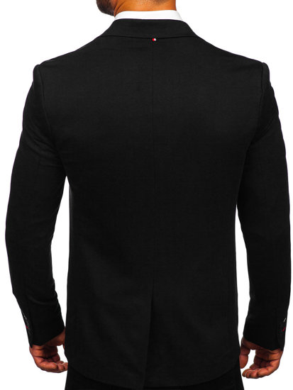 Veste décontractée pour homme noire Bolf 1652