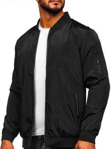 Blouson à mi-saison pour homme Bolf W3908 noir-gris