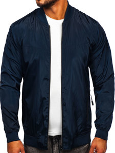 Blouson à mi-saison pour homme Bolf W3909 bleu foncé