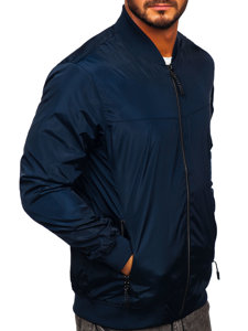 Blouson à mi-saison pour homme Bolf W3909 bleu foncé