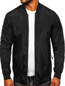 Blouson à mi-saison pour homme Bolf W3909 noir-rouge