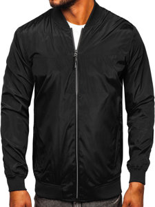 Blouson à mi-saison pour homme Bolf W3909 noir-rouge