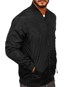 Blouson à mi-saison pour homme Bolf W3909 noir-rouge