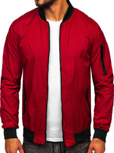 Blouson bomber de transition pour homme bordeaux Bolf 5M708