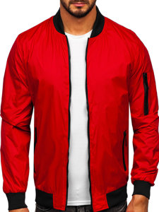 Blouson bomber de transition pour homme rouge Bolf 5M708