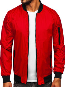 Blouson bomber de transition pour homme rouge Bolf 5M708