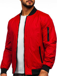 Blouson bomber de transition pour homme rouge Bolf 5M708