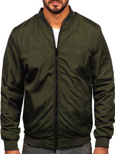 Blouson bomber de transition réversible pour homme noir Bolf 84M3005