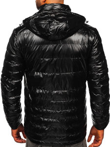 Blouson de transition matelassé de sport pour homme noir Bolf 2147