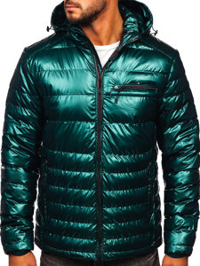 Blouson de transition matelassé de sport pour homme vert Bolf 2147