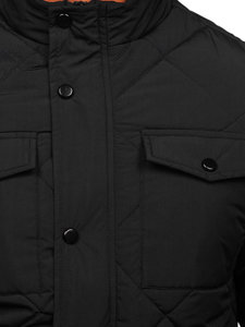 Blouson de transition matelassé pour homme noir Bolf 22M15