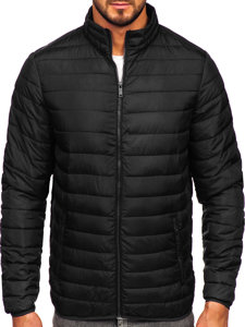 Blouson de transition matelassé pour homme noir Bolf R9002