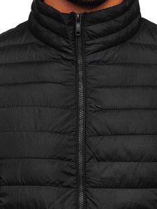 Blouson de transition matelassé pour homme noir Bolf R9002