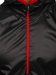 Blouson de transition noir pour homme sportif à capuche BOLF 5061 