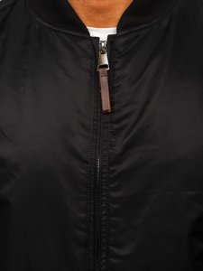 Blouson de transition parka pour homme noir Bolf JK363