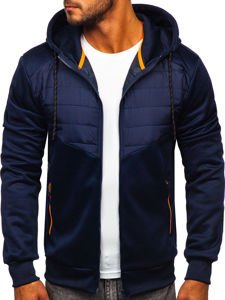 Blouson de transition pour homme bleu foncé Bolf KS2149