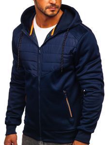 Blouson de transition pour homme bleu foncé Bolf KS2149